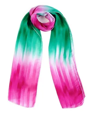 Abstract Chiffon Scarf