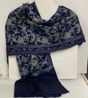 Aditja - Heirloom Indian Wrap - Turquoise