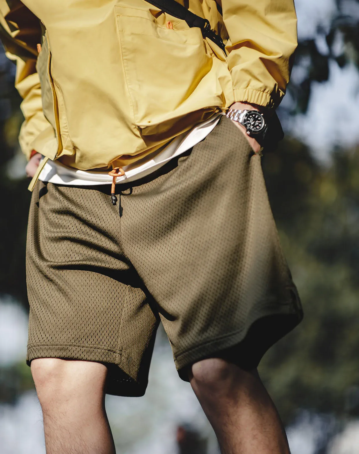American Retro Mesh Breathable Loose Basketball Men's Shorts