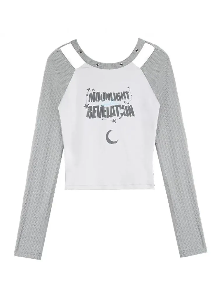 American Tops Slit Print