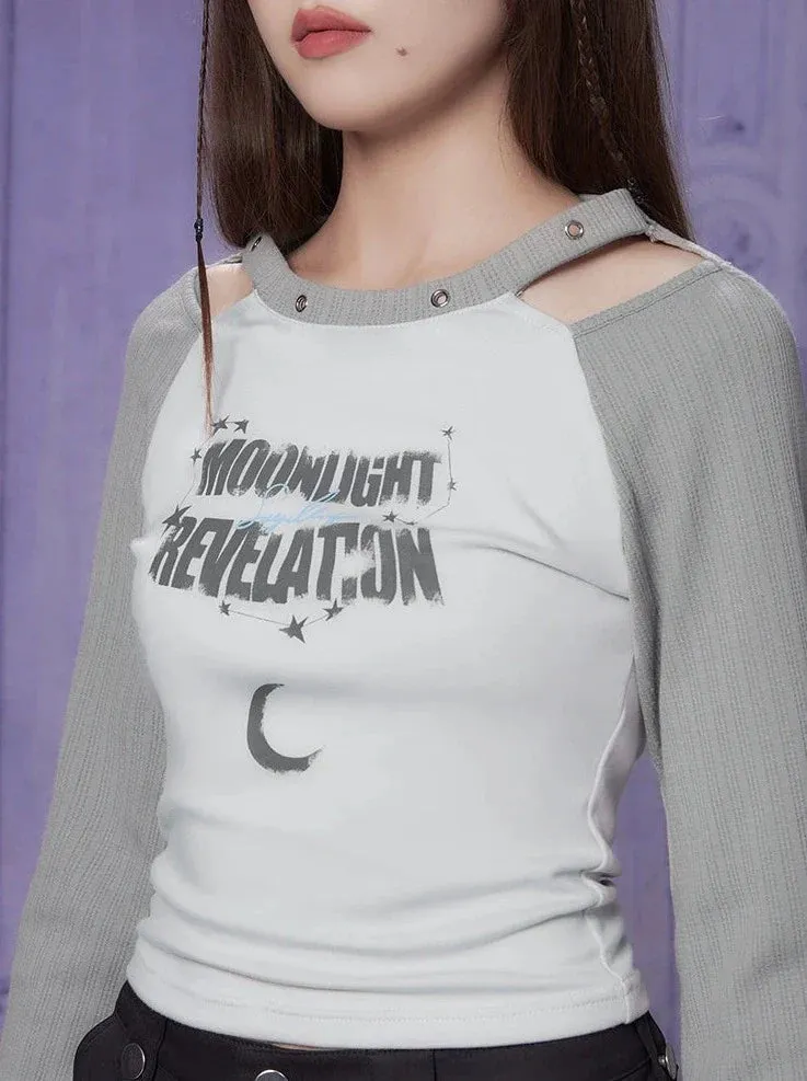 American Tops Slit Print