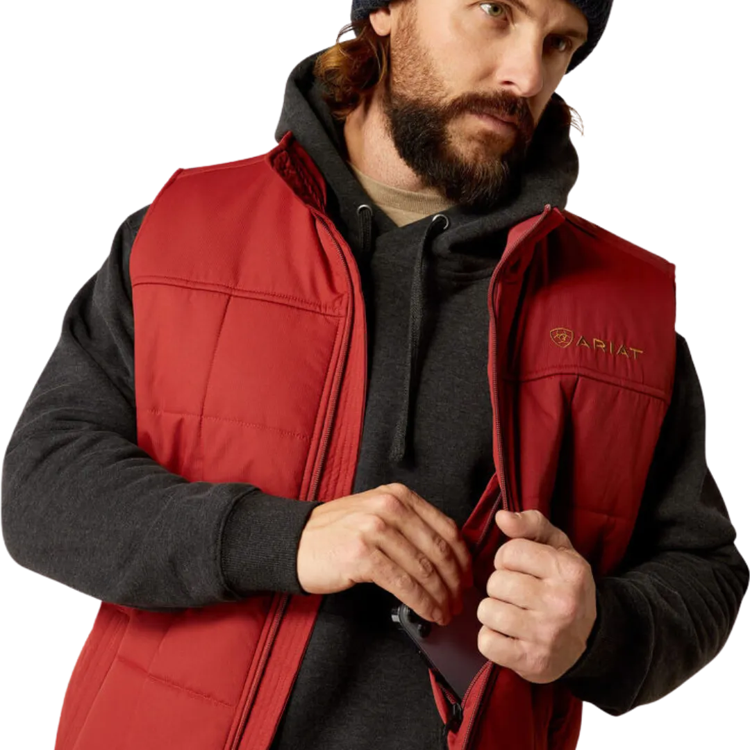 Ariat Men's Crius Insulated Rosewood Vest