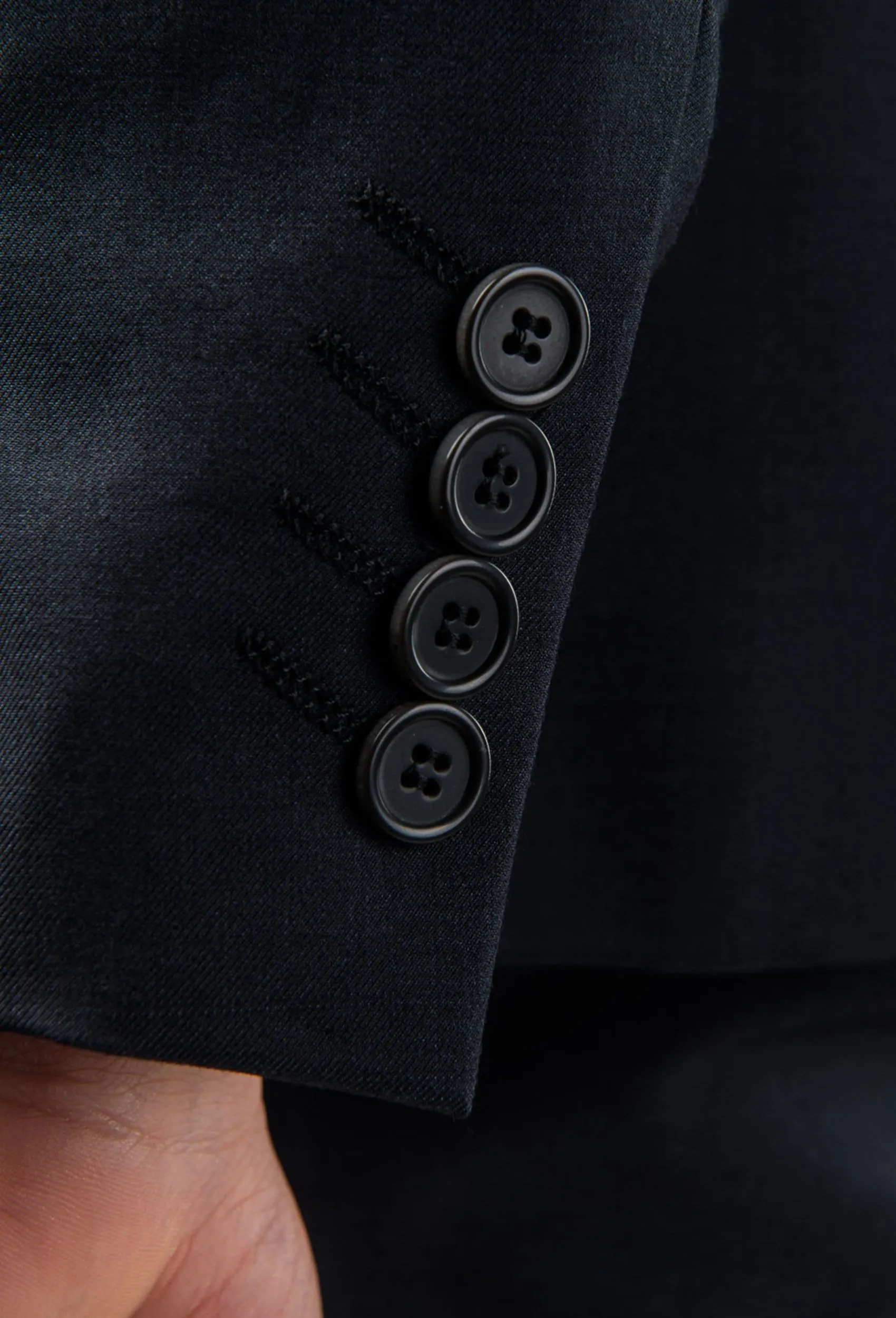 Aston slim fit laneport suit in charcoal