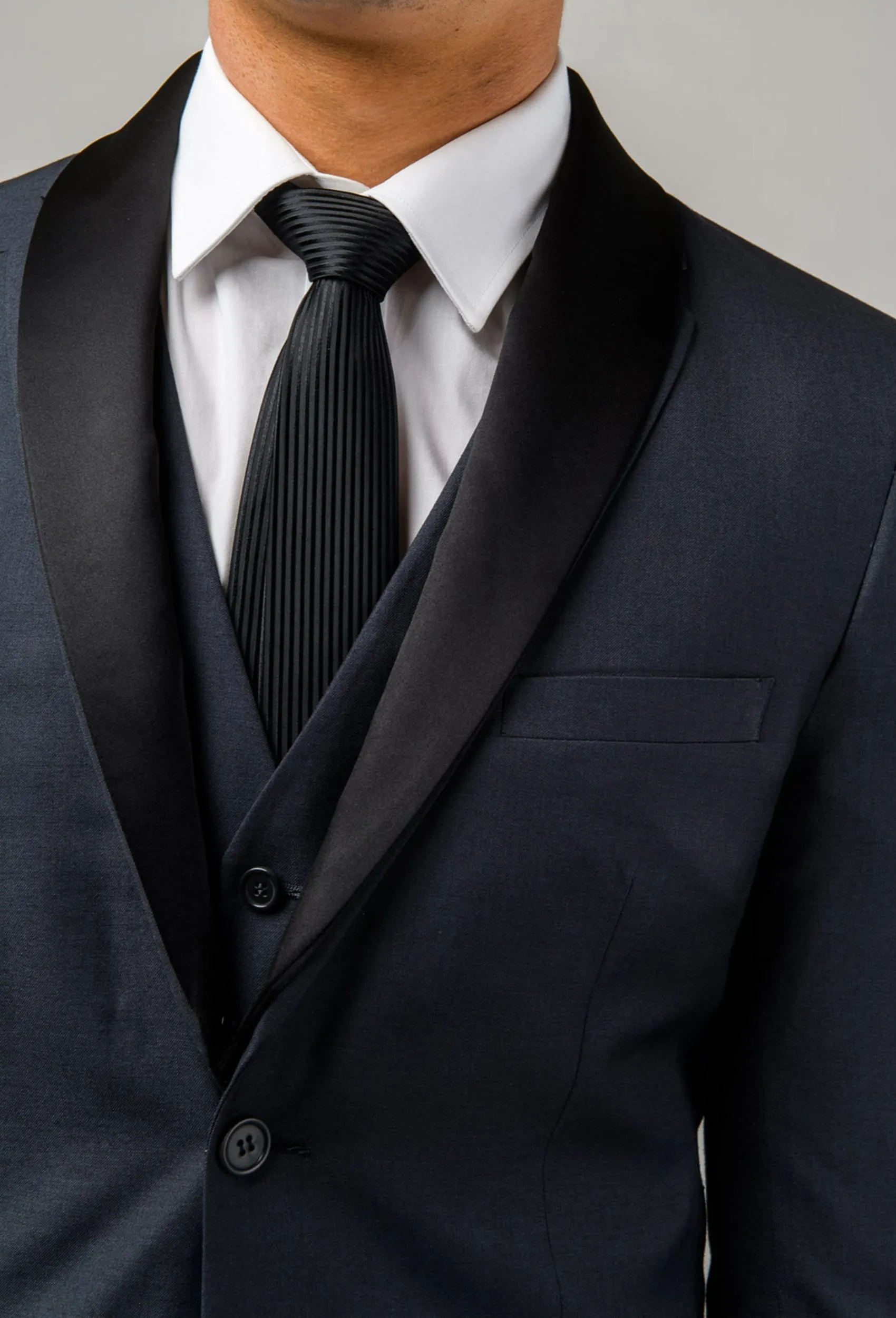 Aston slim fit laneport suit in charcoal