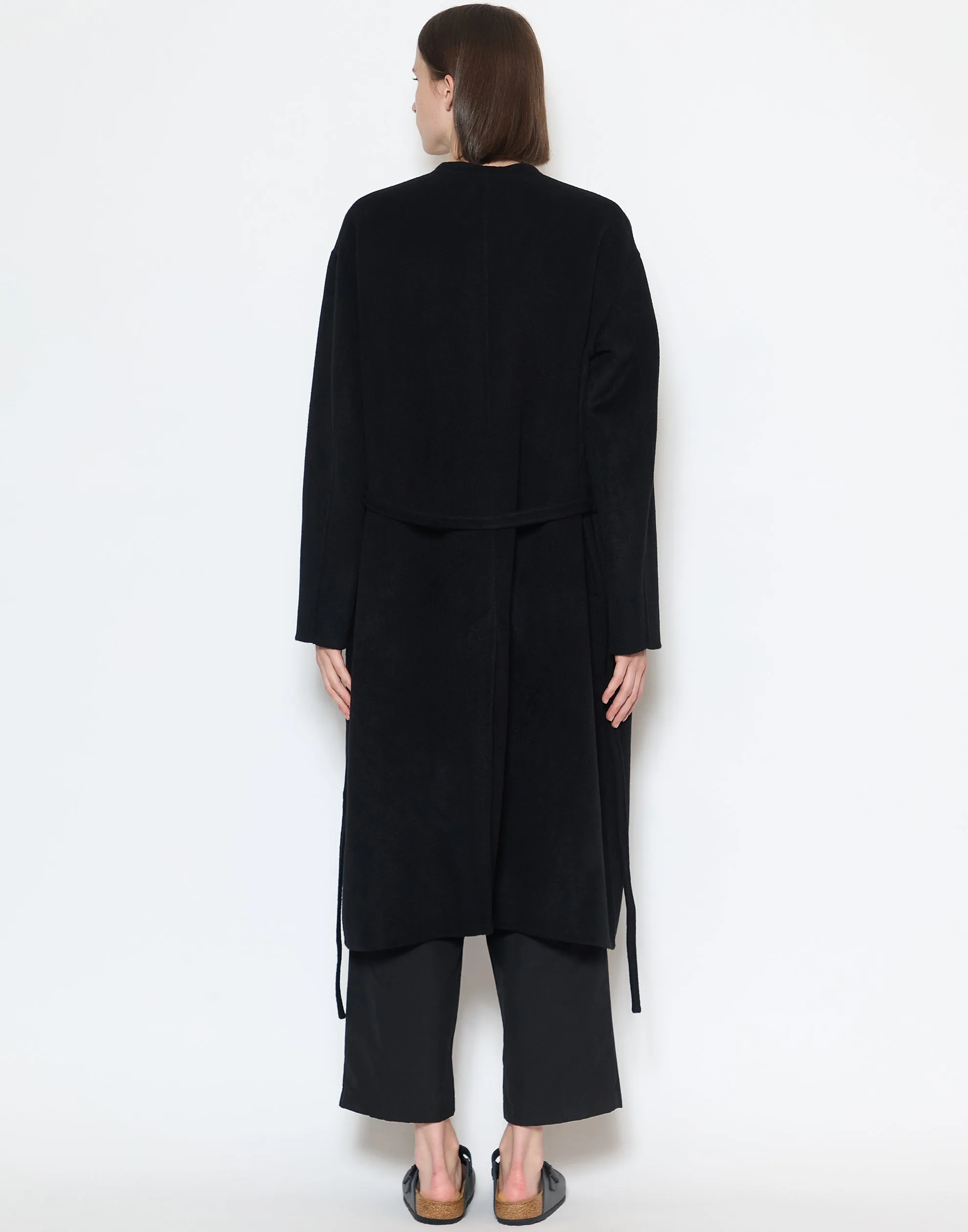 Black Cashmere Coat
