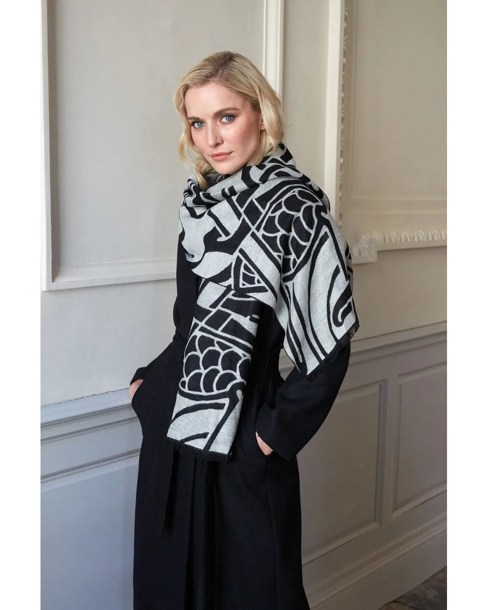 Book of Kells Celtic Reversible Scarf