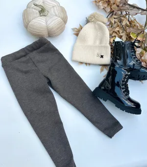 Brown warm leggings