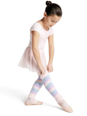 Capezio CK10983C Girls Harmonie 12" Striped Pamper Legwarmer