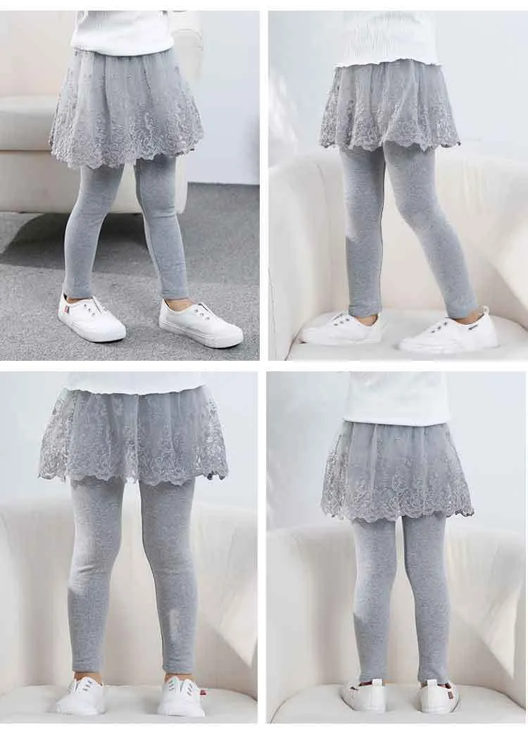 Cozy Chic: Girls' Autumn Winter Leggings with Velvet Lining