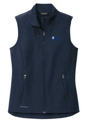 Eddie Bauer Ladies Stretch Soft ShellVest-CAN-BOSCH23-EB547-River Blue Navy