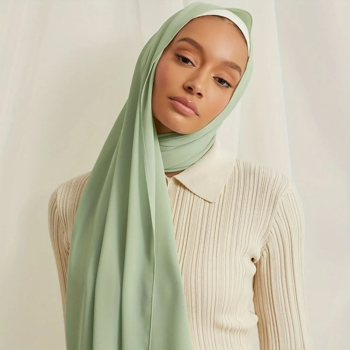Elegant Women's Chiffon Scarf Shawl Wrap