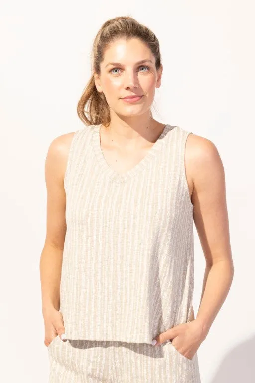 Escape by Habitat Bali Stripe V-Neck Tank