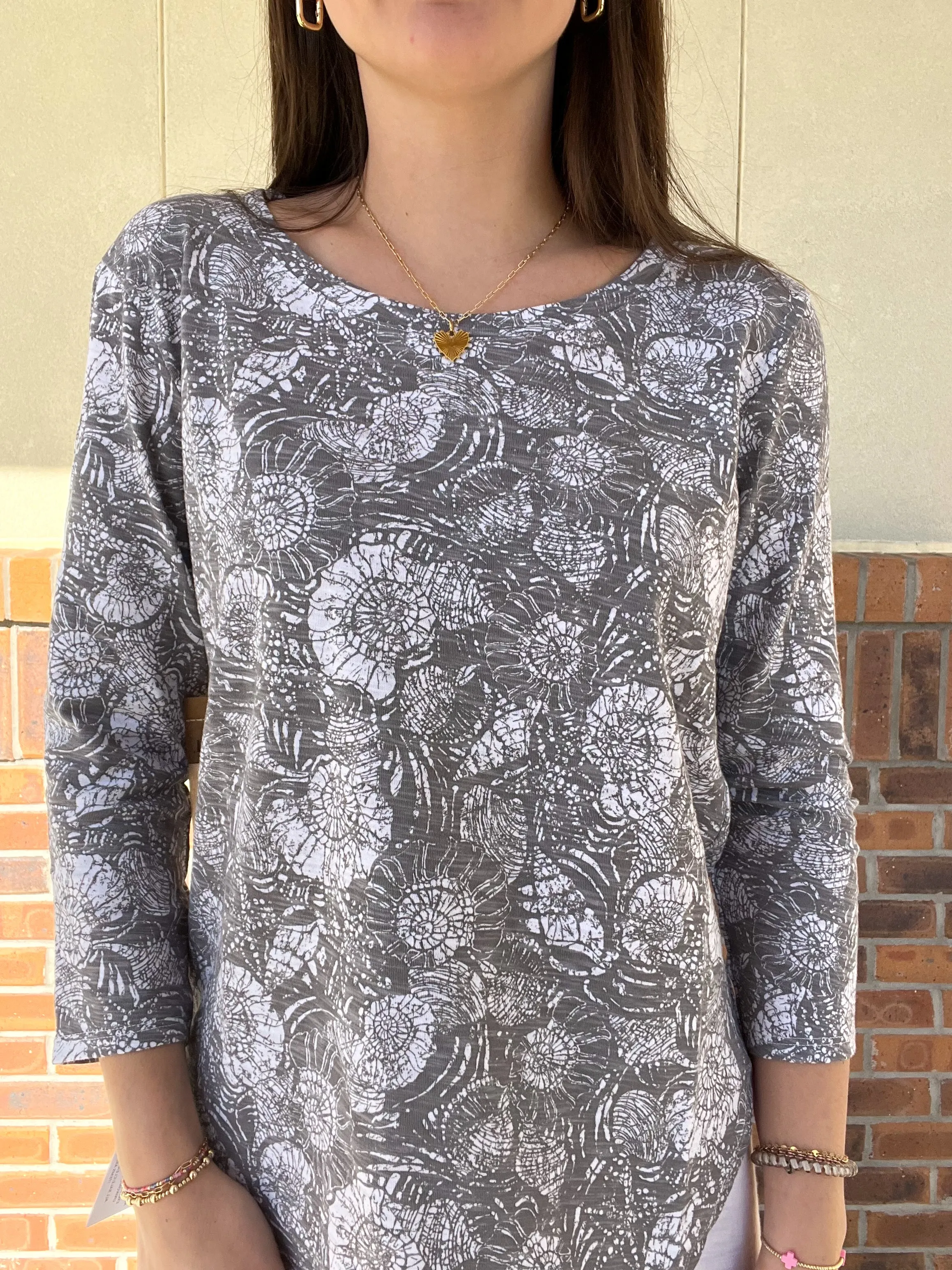 Escape by Habitat Batik Shell Cotton Tee