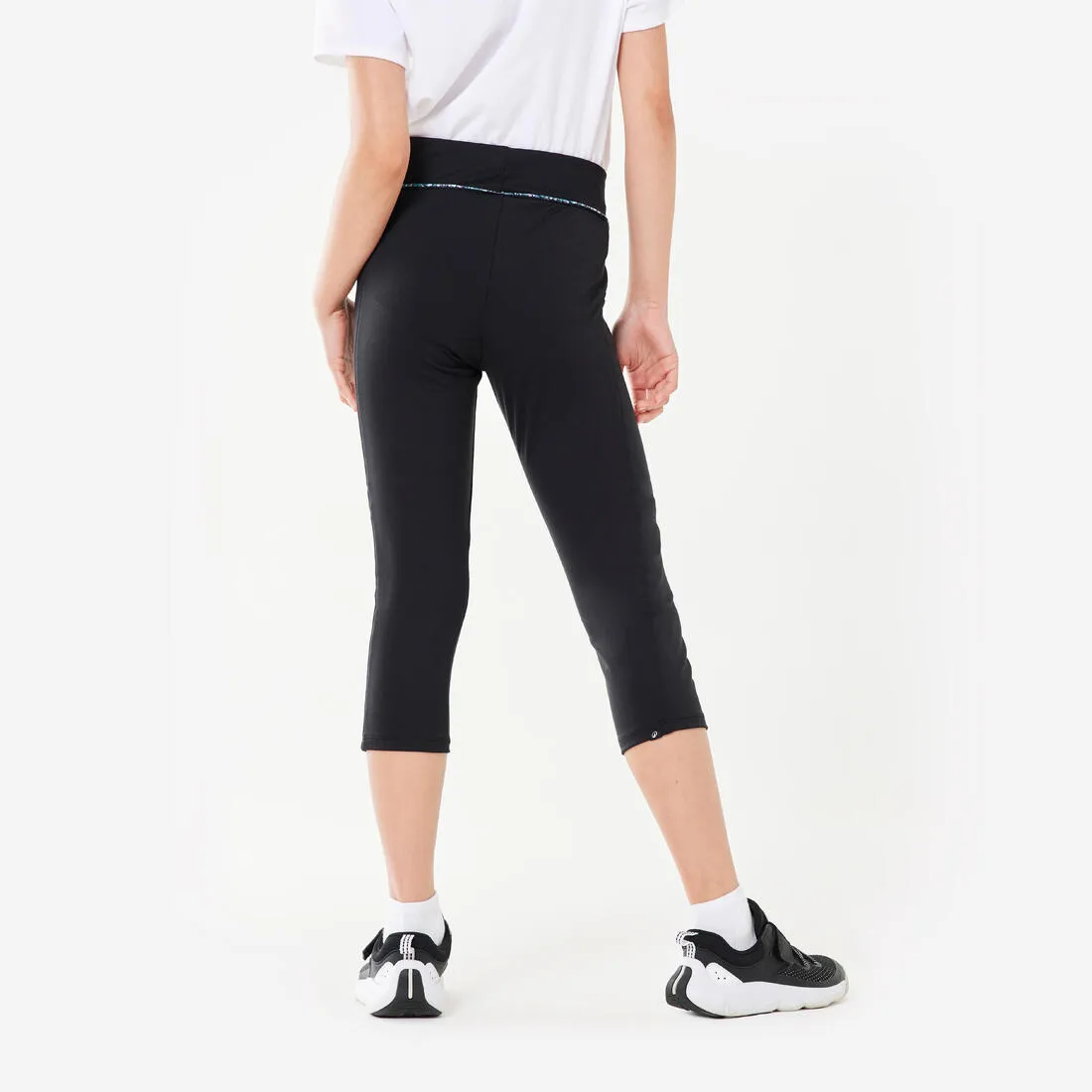 Girls' Breathable Cropped Bottoms S500