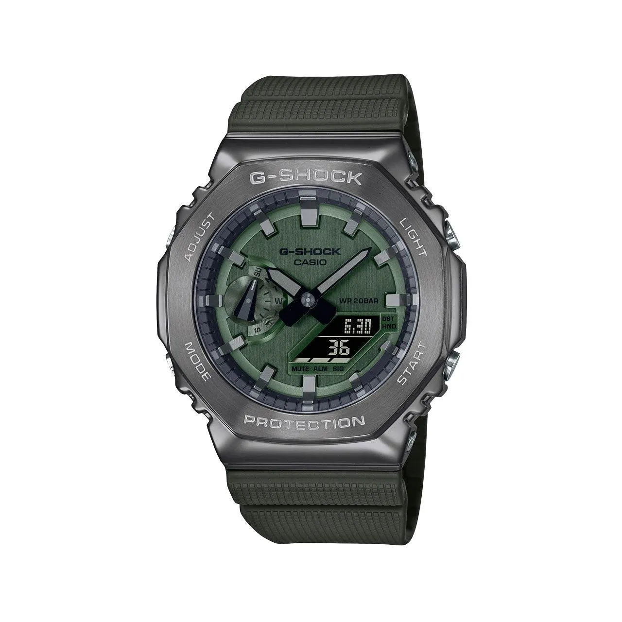 GM2100 Series - Stainless Steel / Green - GM2100B-3A