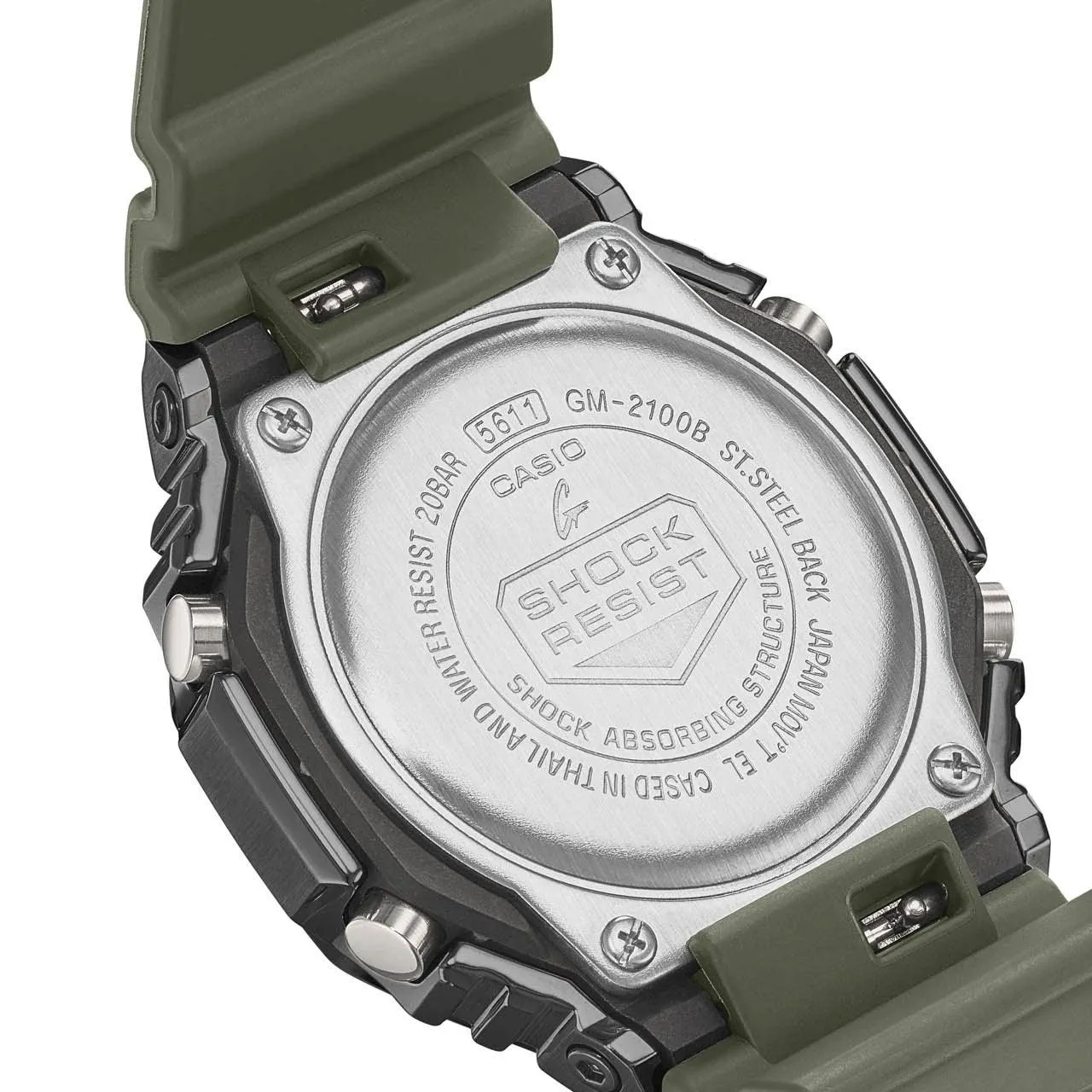 GM2100 Series - Stainless Steel / Green - GM2100B-3A