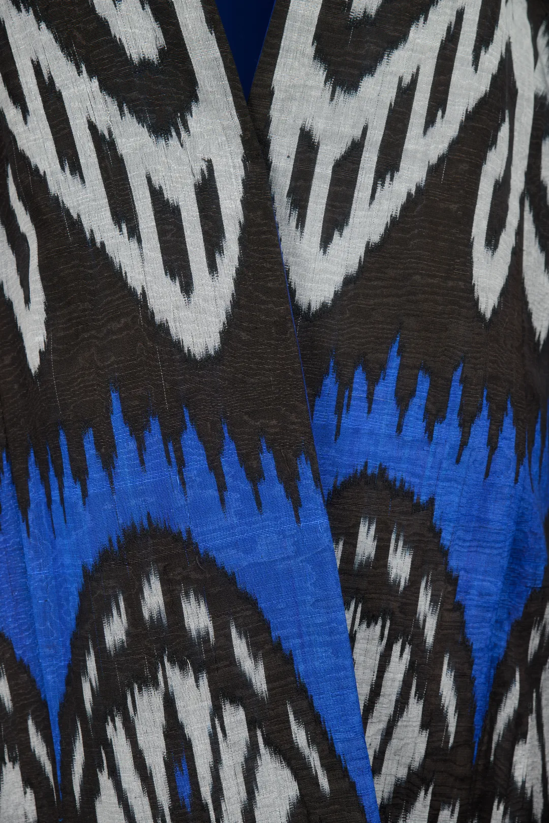 Handwoven Silk Ikat Chapan - Sitora - 'Star'