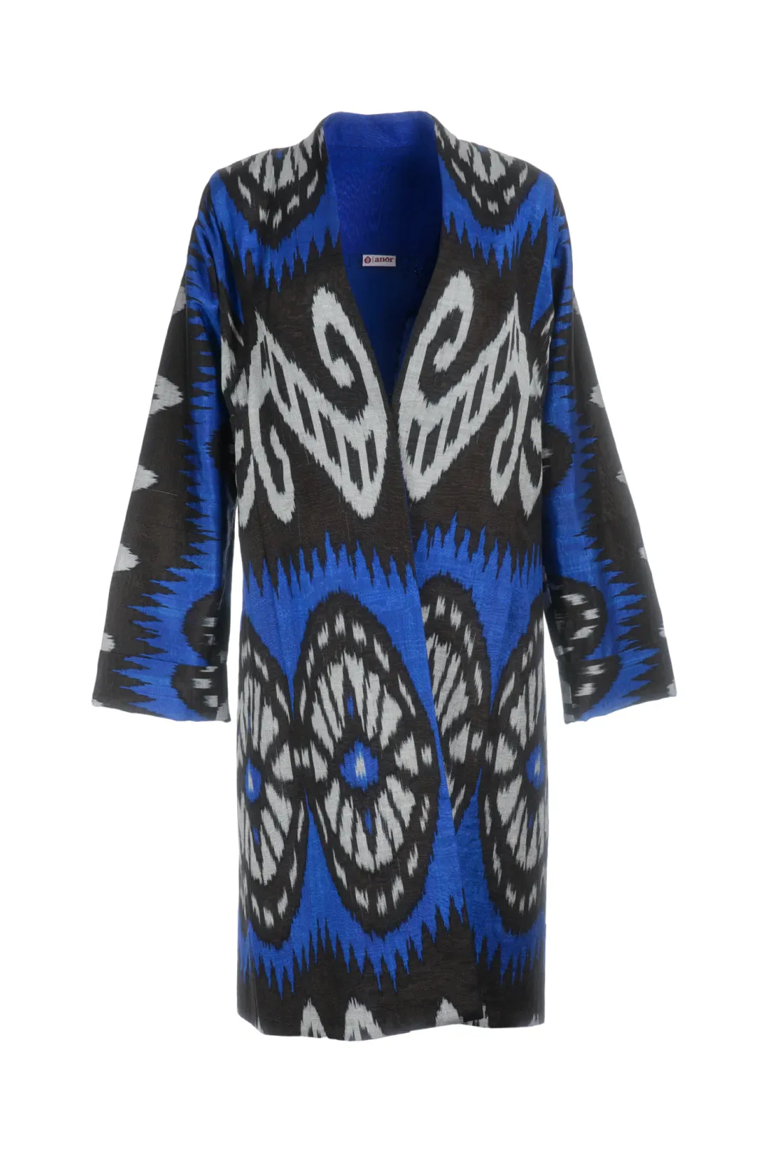 Handwoven Silk Ikat Chapan - Sitora - 'Star'