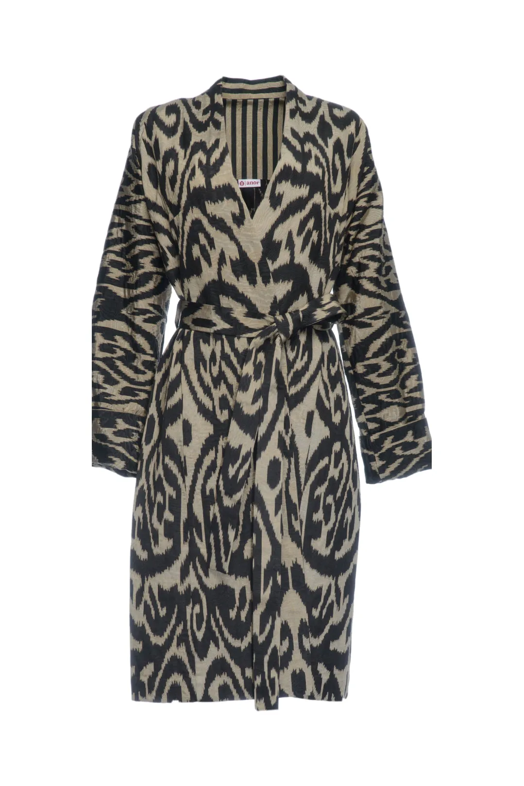 Handwoven Silk Ikat Chapan - Zulfiya - 'Charming'