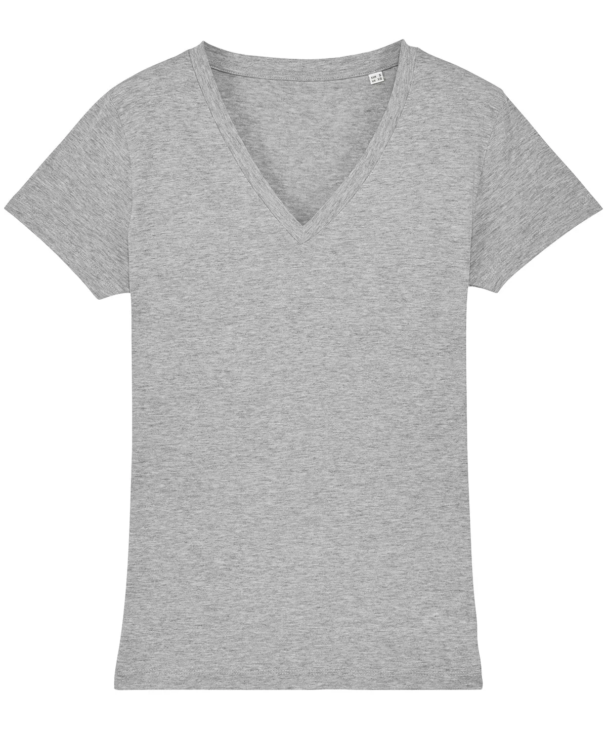 Heather Grey* - Women's Stella Evoker v-neck t-shirt (STTW023)