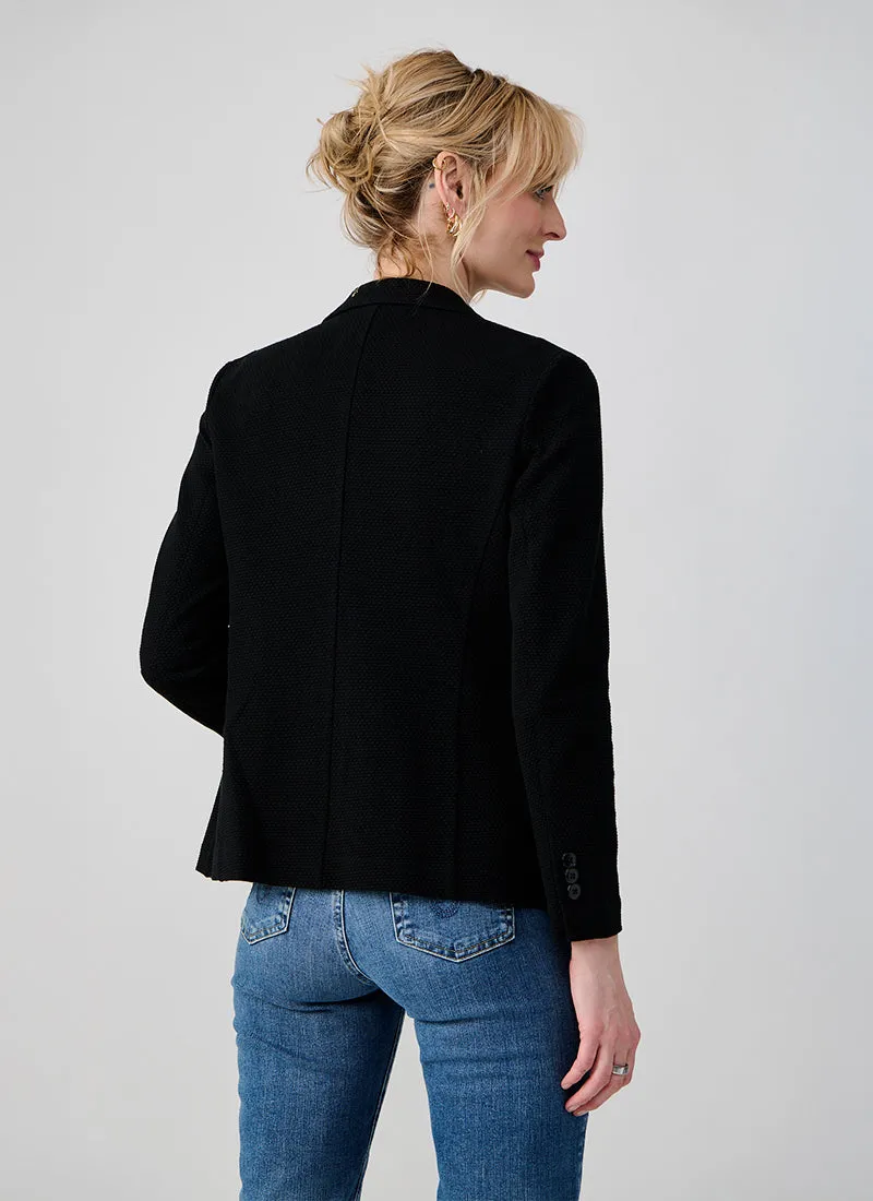 Honeycomb Slim Fit Jacket - Nero