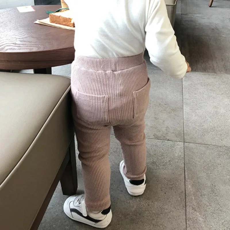 Infant Girls Cotton Tight Outdoor Leggings