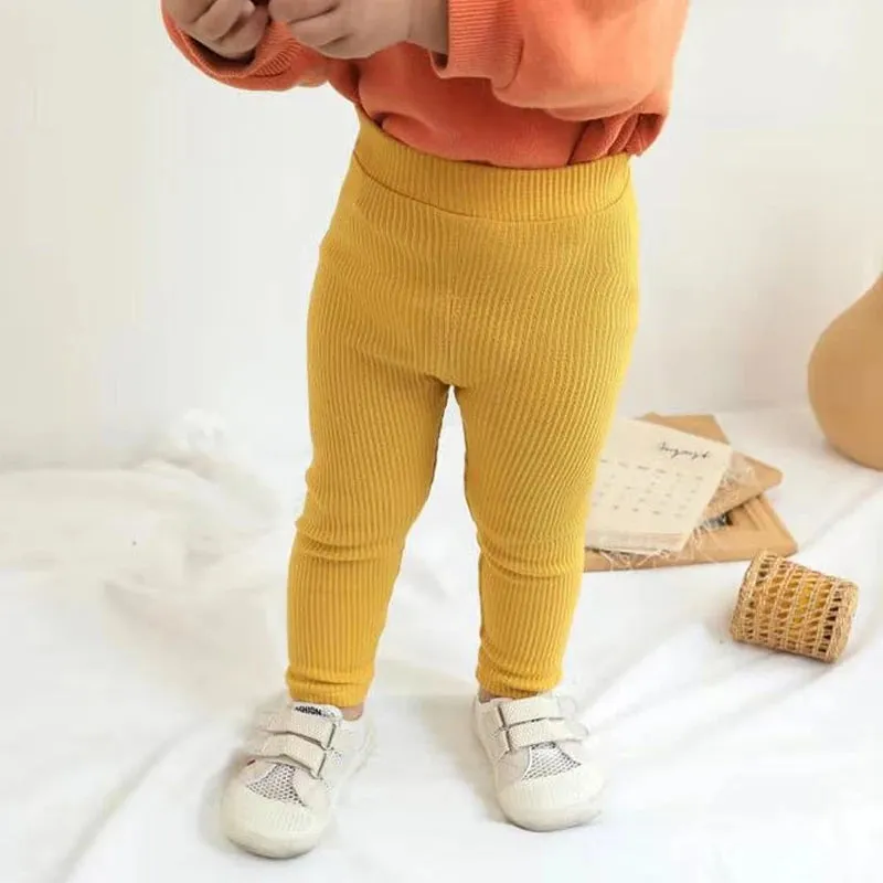 Infant Girls Cotton Tight Outdoor Leggings