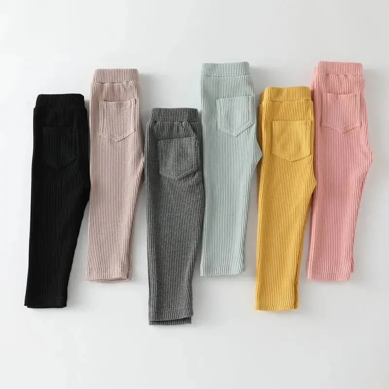 Infant Girls Cotton Tight Outdoor Leggings