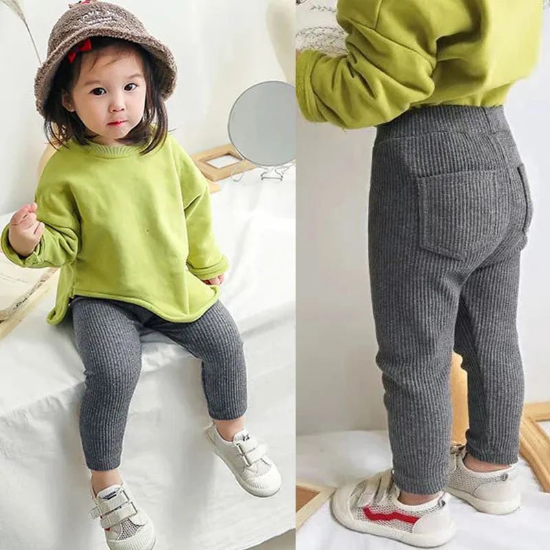 Infant Girls Cotton Tight Outdoor Leggings
