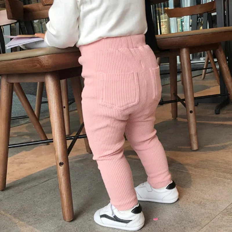Infant Girls Cotton Tight Outdoor Leggings