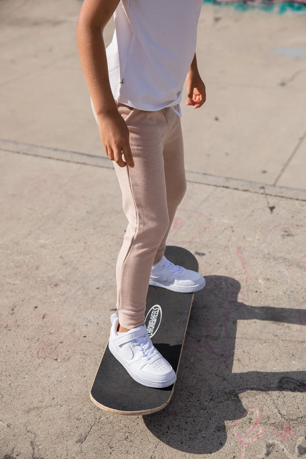 Kids Joggers - WARM BROWN