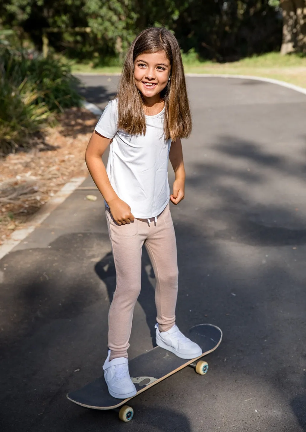 Kids Joggers - WARM BROWN