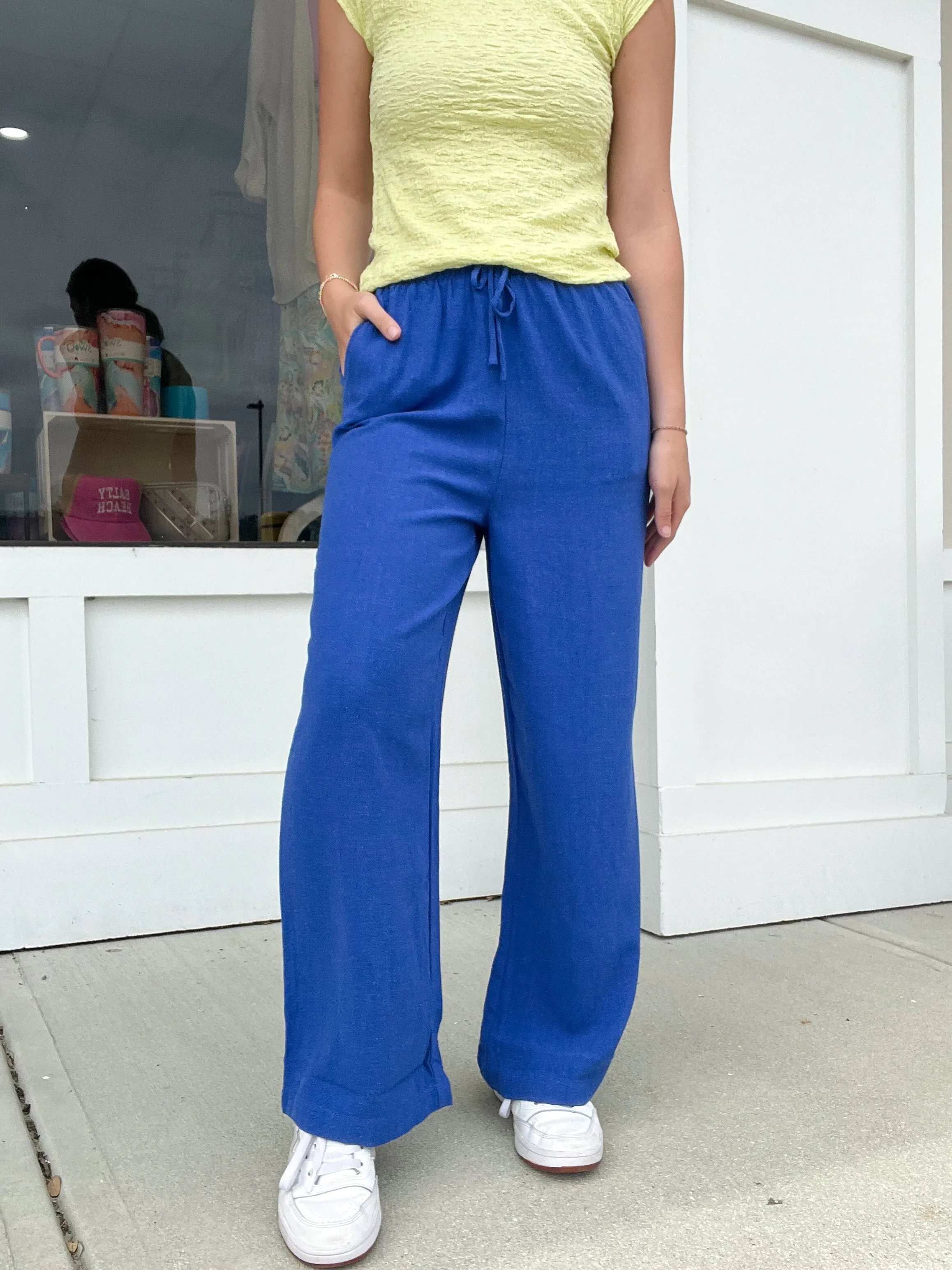 Linen Wide Leg Pants