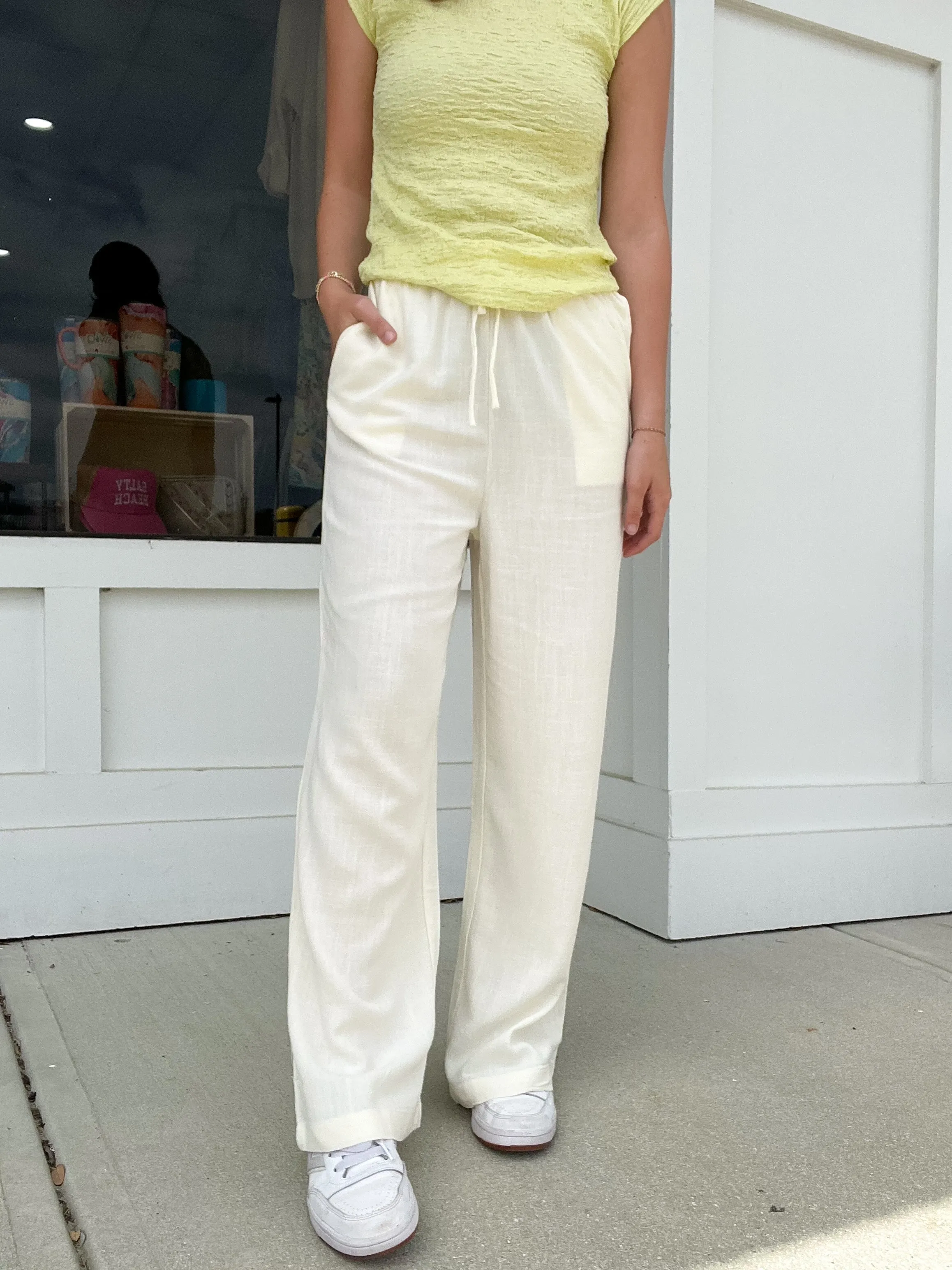Linen Wide Leg Pants