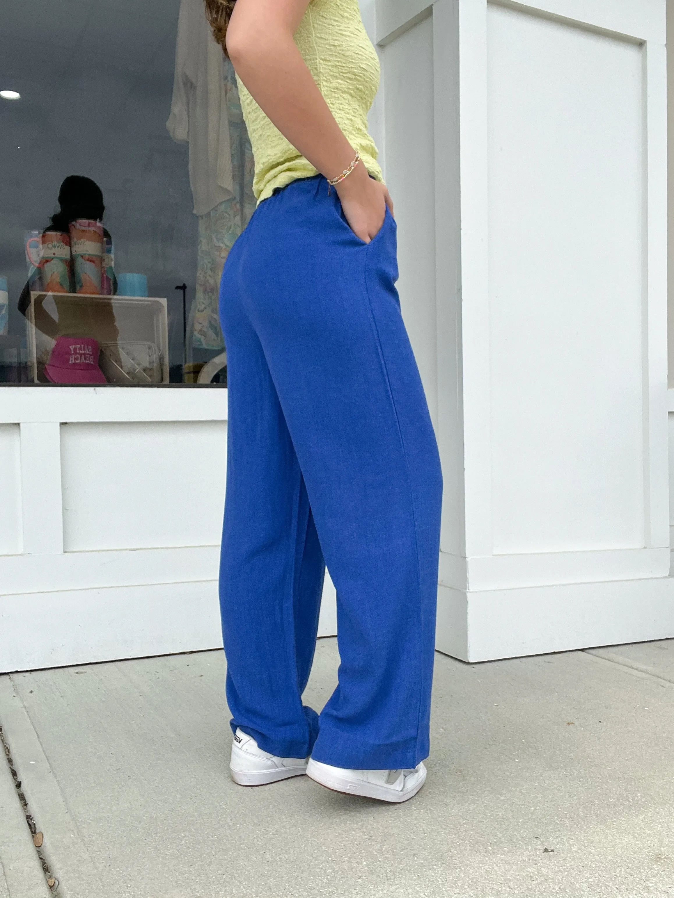 Linen Wide Leg Pants