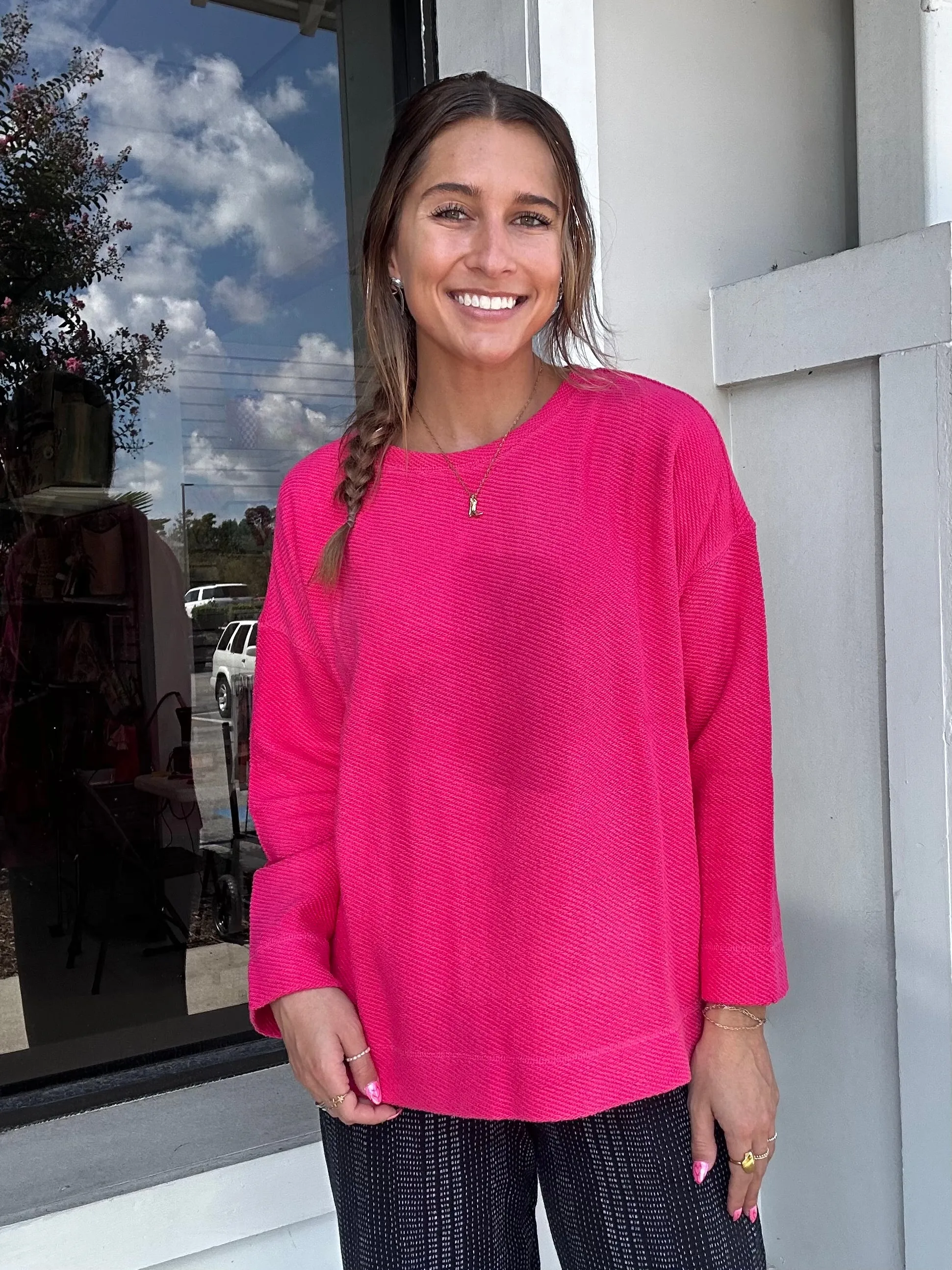 Loop Terry Sundown Pullover by Habitat