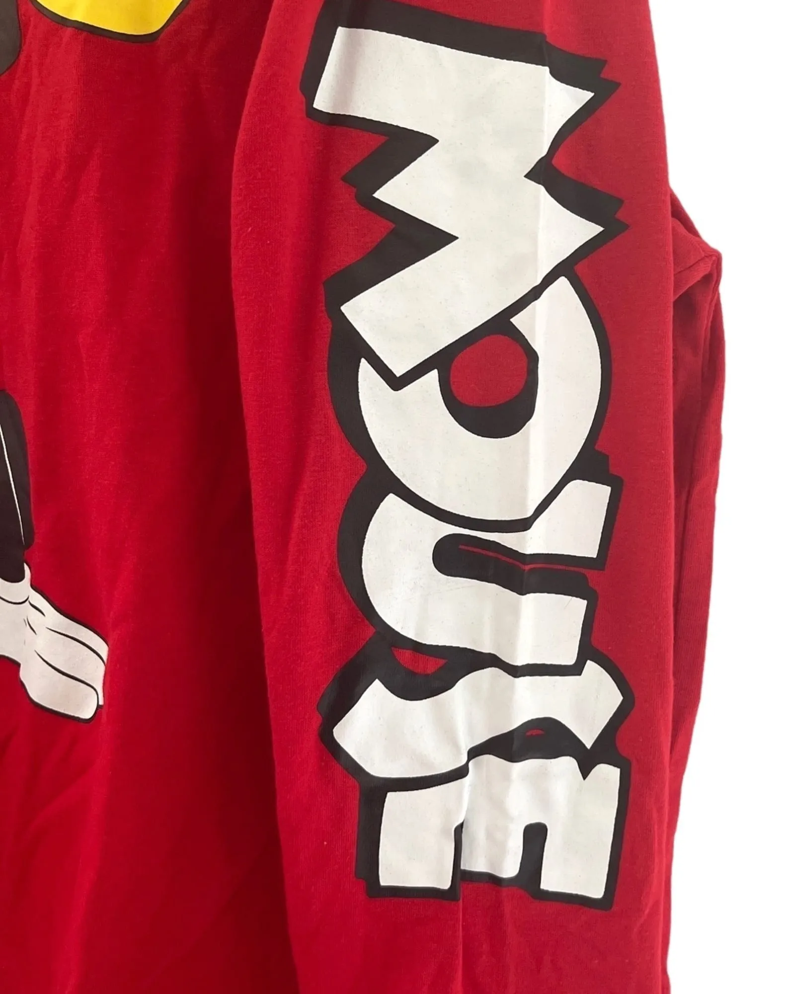 Love Tribe Women's Trendy Plus Mickey T-Shirt Red Size 1X | Red
