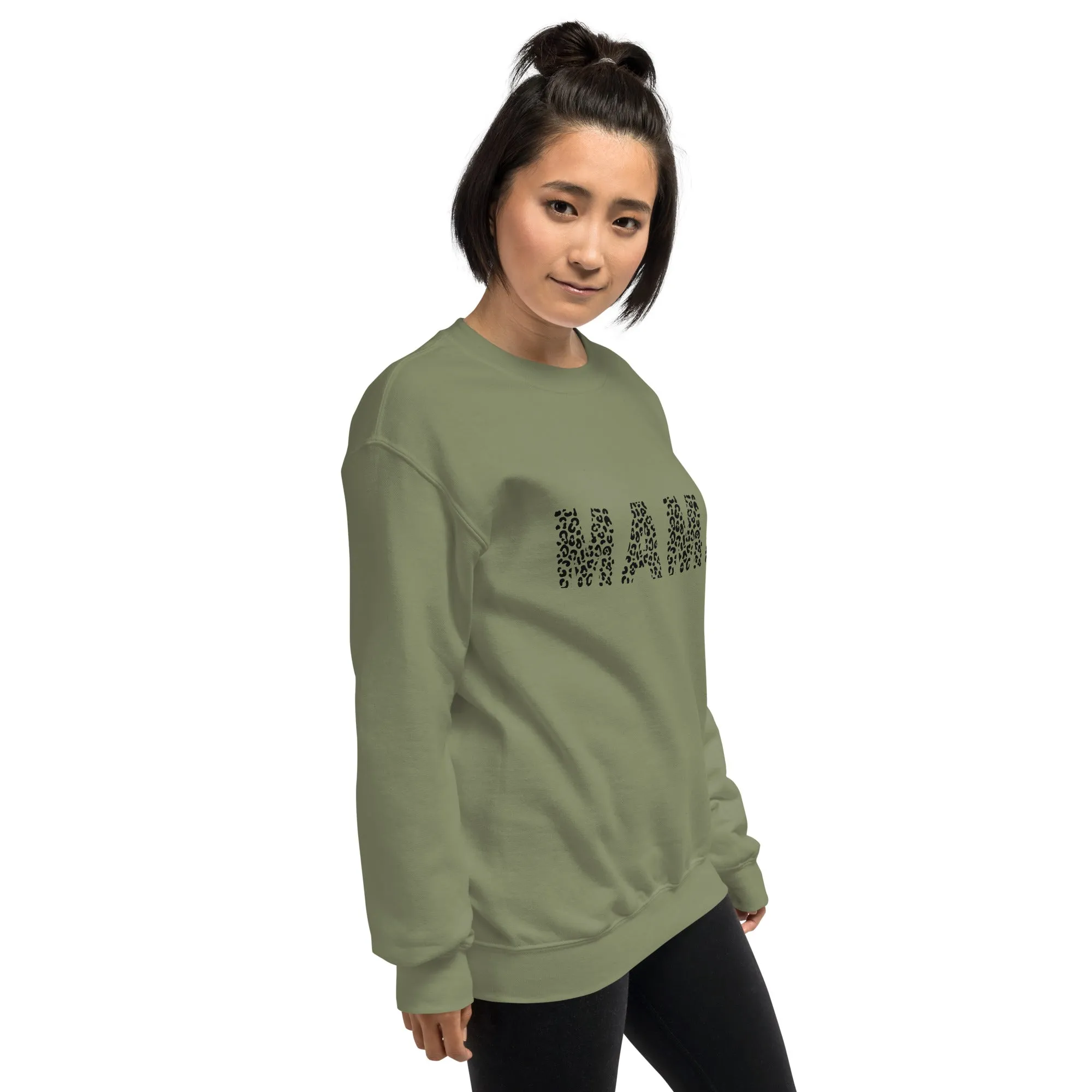 Mama Cheetah Print Sweatshirt