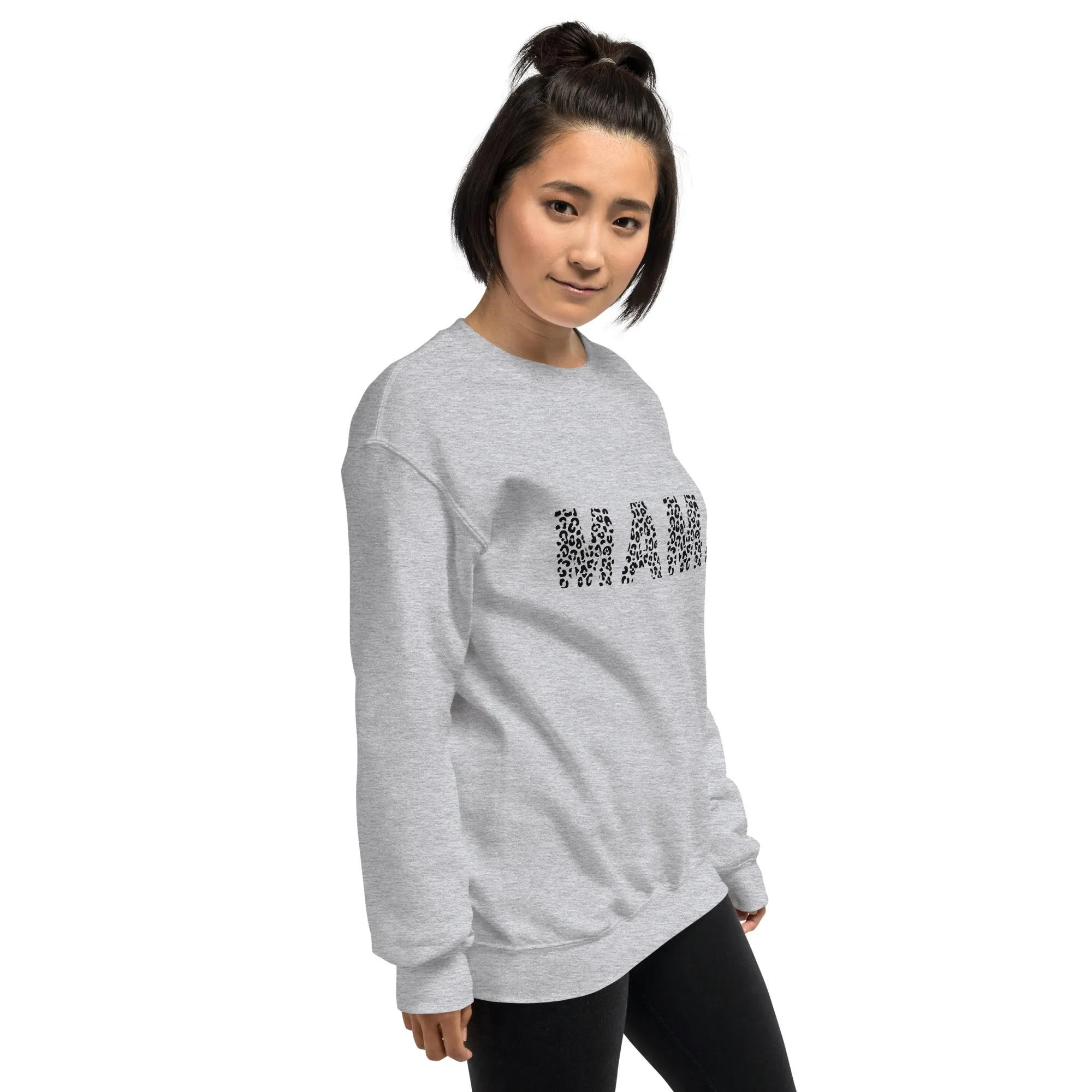 Mama Cheetah Print Sweatshirt