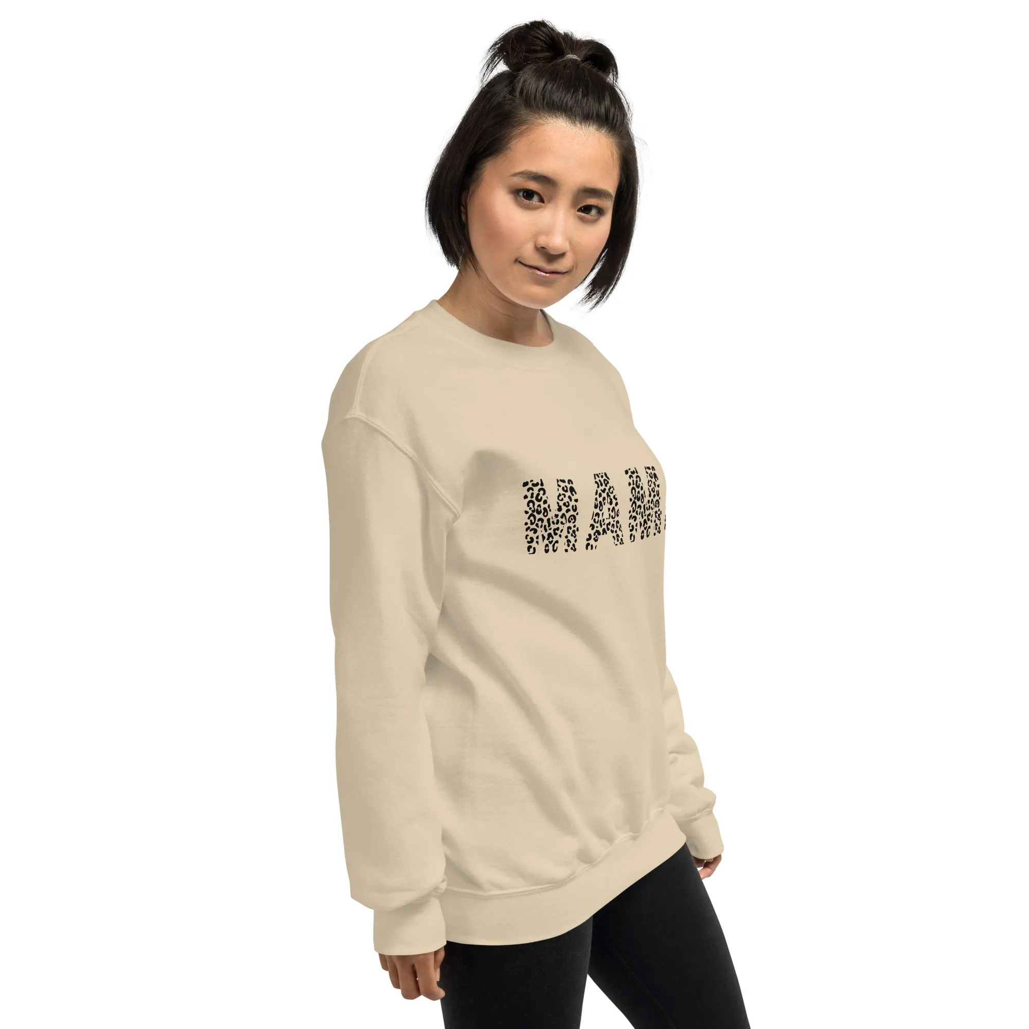 Mama Cheetah Print Sweatshirt