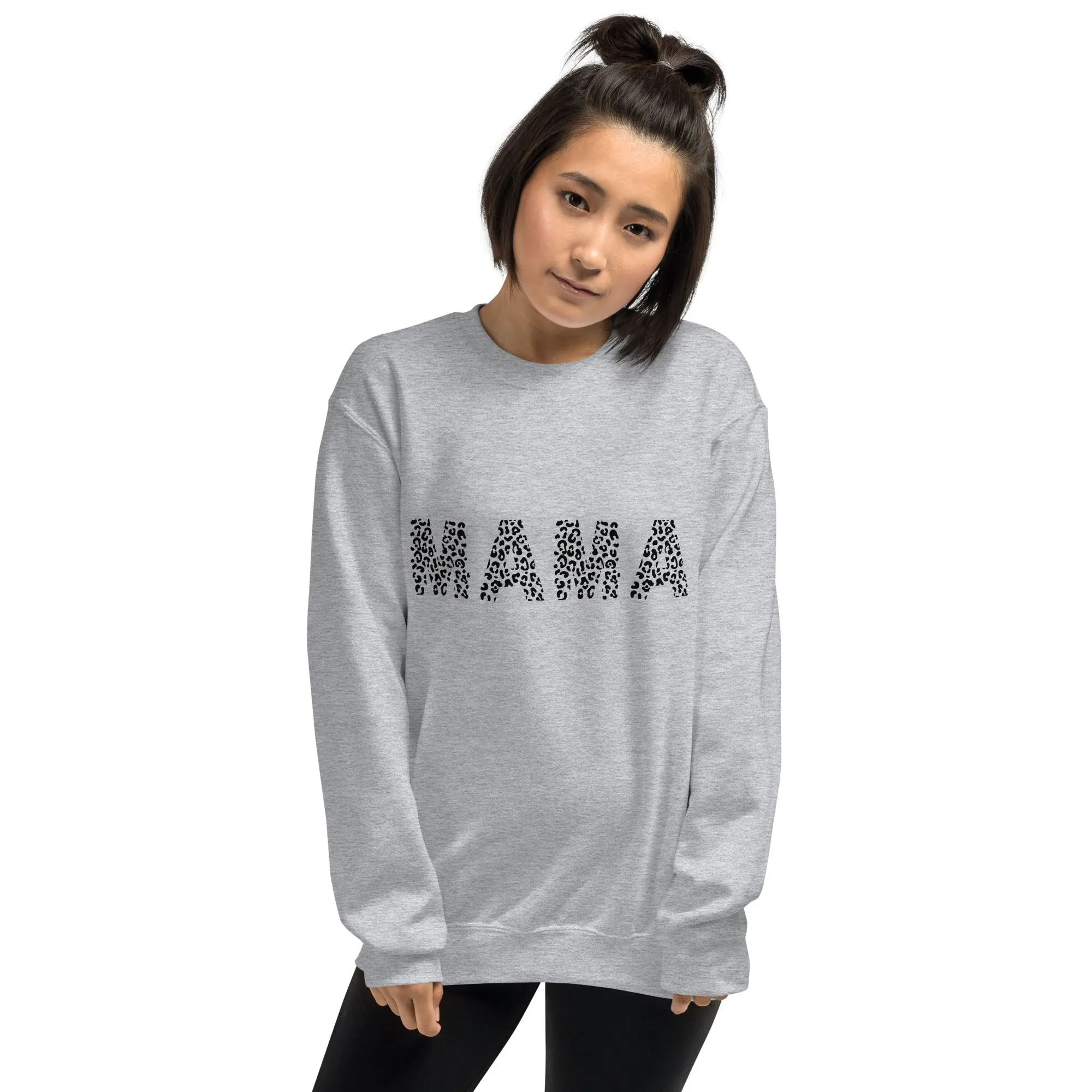 Mama Cheetah Print Sweatshirt
