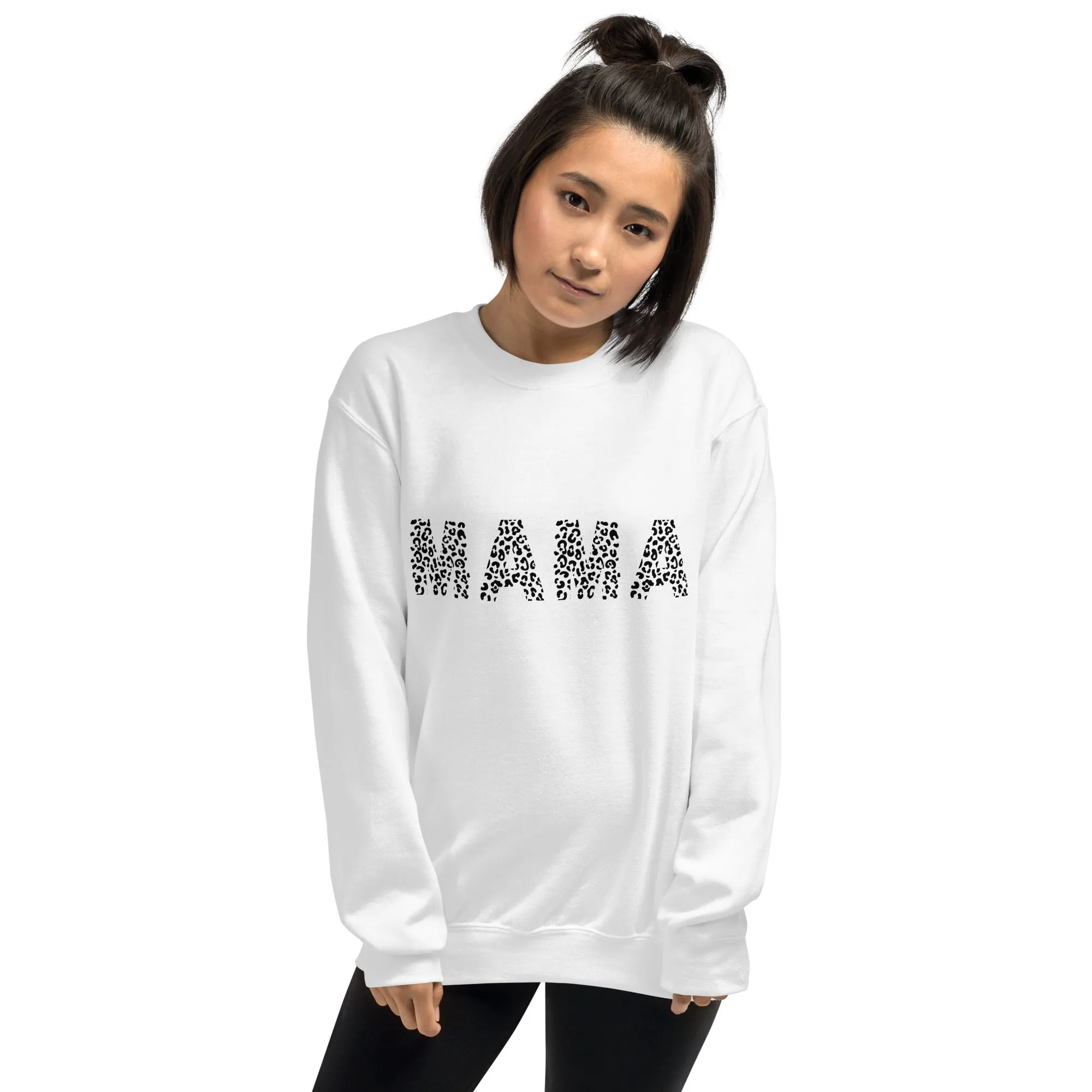Mama Cheetah Print Sweatshirt