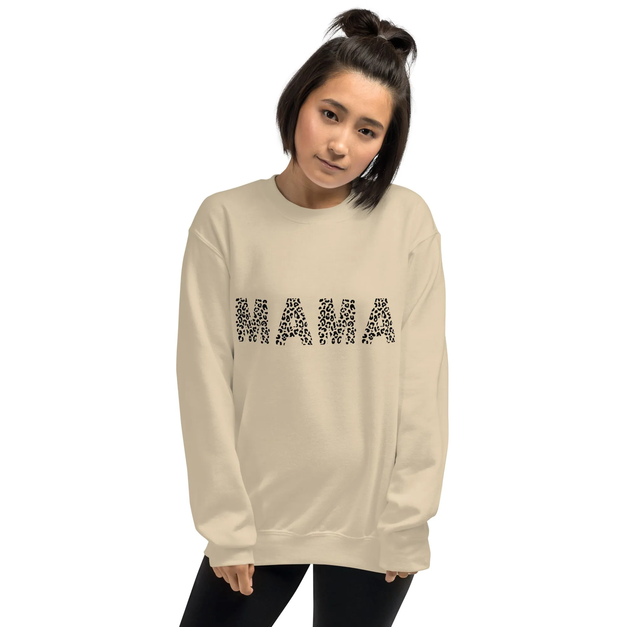 Mama Cheetah Print Sweatshirt
