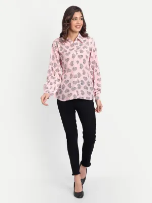 Masakali.co Tops for Women western wear floral pink
