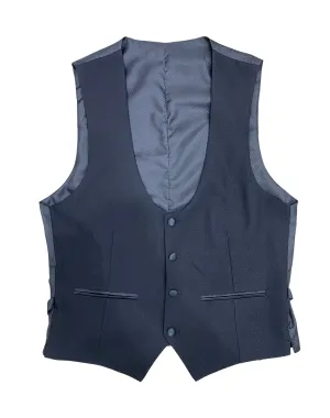 Mazari Textured Performance Stretch Vest - Black 19300