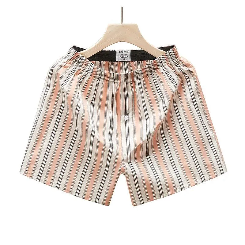 Men's Striped Boxers Breathable