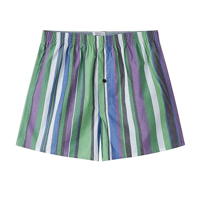 Men's Striped Boxers Breathable