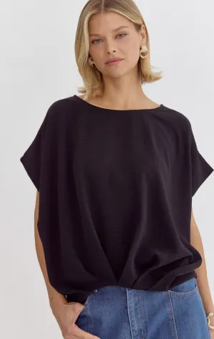 Midnight Round Neck Top