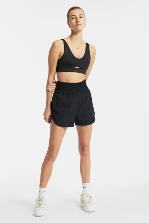 Nike One Ultra High 3in Brief-Lined Shorts - Black/reflective Silver