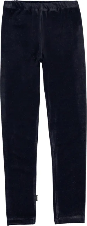 Nora Velvet Legging | Warm Blue